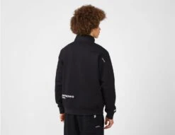 AAPE By A Bathing Ape Badge Quarter Zip Sweatshirt -Obey Geschaft sz 561916 c