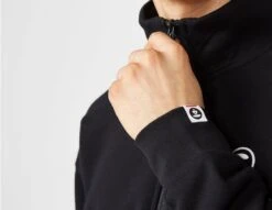 AAPE By A Bathing Ape Badge Quarter Zip Sweatshirt -Obey Geschaft sz 561916 e