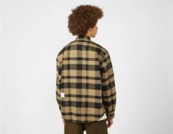 AAPE By A Bathing Ape Badge Check Shirt -Obey Geschaft sz 561950 c