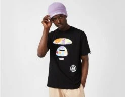AAPE By A Bathing Ape Camo Big Face T-Shirt
