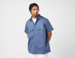 Nike Life Woven Military Short-Sleeve Shirt