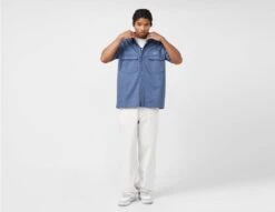 Nike Life Woven Military Short-Sleeve Shirt -Obey Geschaft sz 645670 c