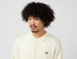Fred Perry Button Through Knitted Shirt 9 Fred Perry Button Through Knitted Shirt -Obey Geschaft sz 649121 d