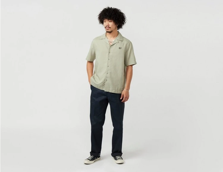 Fred Perry Woven Pique Shirt 2 Fred Perry Woven Pique Shirt - Image 2