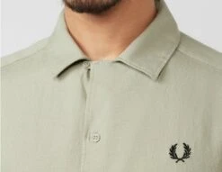 Fred Perry Woven Pique Shirt 11 Fred Perry Woven Pique Shirt -Obey Geschaft sz 649131 f