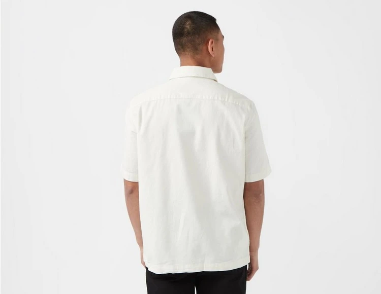 Fred Perry Linen Pique Panel Shirt 3 Fred Perry Linen Pique Panel Shirt - Image 3