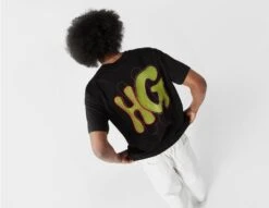 Homegrown Joe Applique T-Shirt -Obey Geschaft sz 653797 f