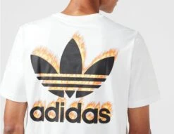 Adidas Originals Graphics Fire Trefoil T-Shirt -Obey Geschaft sz 664763 f