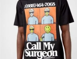 MARKET SMILEY Call My Surgeon T-Shirt -Obey Geschaft sz 672079 f
