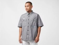 AAPE By A Bathing Ape Short Sleeve Chambray Shirt